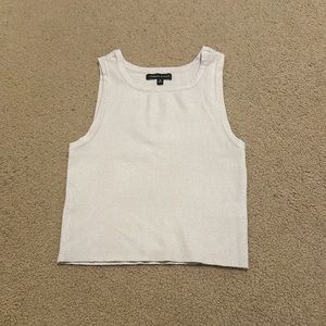 Pacsun Kendal and Kylie cream color crop top